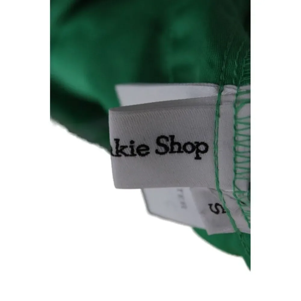 The Frankie Shop Unisex Green Polyester Solid Beach Shorts Size S